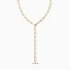 Excessive Chain Lariat Necklace -Uncommon James J12N EXCESSCHAIN GOLD 1
