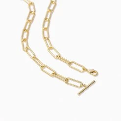 Excessive Chain Lariat Necklace -Uncommon James J12N EXCESSCHAIN GOLD 3