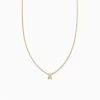 Initial Here Necklace 2 Initial Here Necklace -Uncommon James J12N INITIALHERENECK GOLD A 1