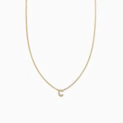 Initial Here Necklace -Uncommon James J12N INITIALHERENECK GOLD C 1