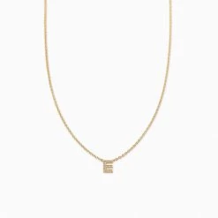 Initial Here Necklace -Uncommon James J12N INITIALHERENECK GOLD E 1