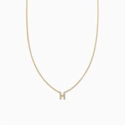 Initial Here Necklace -Uncommon James J12N INITIALHERENECK GOLD H 1