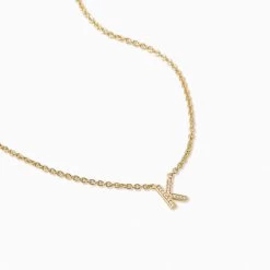 Initial Here Necklace -Uncommon James J12N INITIALHERENECK GOLD K 1