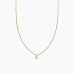 Initial Here Necklace -Uncommon James J12N INITIALHERENECK GOLD K 3