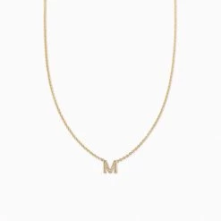 Initial Here Necklace -Uncommon James J12N INITIALHERENECK GOLD M 1