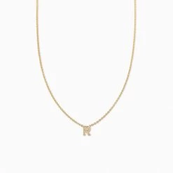 Initial Here Necklace -Uncommon James J12N INITIALHERENECK GOLD R 1