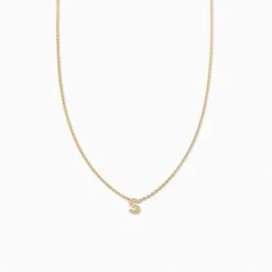 Initial Here Necklace -Uncommon James J12N INITIALHERENECK GOLD S 1