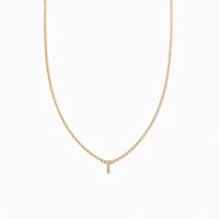 Initial Here Necklace -Uncommon James J12N INITIALHERENECK GOLD T 1