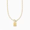 Leave Your Mark Chain Necklace -Uncommon James J12N LEAVEMARK GOLD A 1