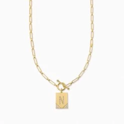 Leave Your Mark Chain Necklace -Uncommon James J12N LEAVEMARK GOLD N 1
