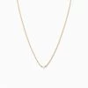 Love Triangle Necklace -Uncommon James J12N LOVETRIANGLE GOLD 1