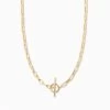 Staple Chain Necklace -Uncommon James J12N STAPLECHAIN GOLD 1