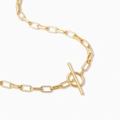 Staple Chain Necklace -Uncommon James J12N STAPLECHAIN GOLD 2