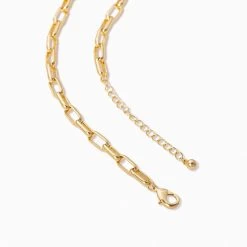 Staple Chain Necklace -Uncommon James J12N STAPLECHAIN GOLD 3