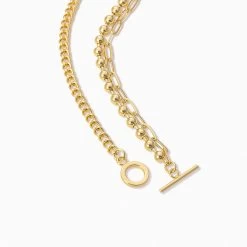 Three's A Party Chain Necklace -Uncommon James J12N THREEPARTYNECK GOLD 3