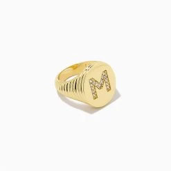 Initial Here Ring -Uncommon James J12R INITIALHERERING GOLD M 1