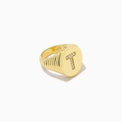 Initial Here Ring -Uncommon James J12R INITIALHERERING GOLD T 1