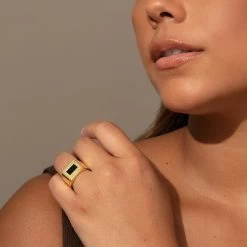 Royal Onyx Ring -Uncommon James J12R ROYALONYX GOLD M 1