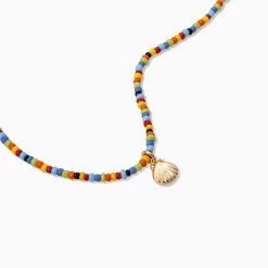 Beaded Shell Bracelet -Uncommon James J13B BDSHELLBRACE GOLD 2