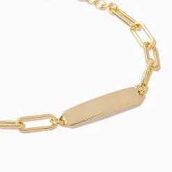 Chain And Bar Bracelet -Uncommon James J13B CHAINBARBRACELET GOLD 2