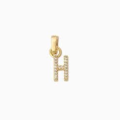 Pavé Letter Charm 29 Pavé Letter Charm -Uncommon James J13C CZLETTERCHARM GOLD H 1