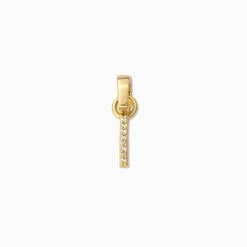 Pavé Letter Charm 30 Pavé Letter Charm -Uncommon James J13C CZLETTERCHARM GOLD I 1