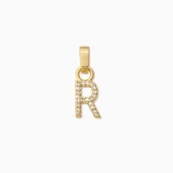 Pavé Letter Charm 39 Pavé Letter Charm -Uncommon James J13C CZLETTERCHARM GOLD R 1