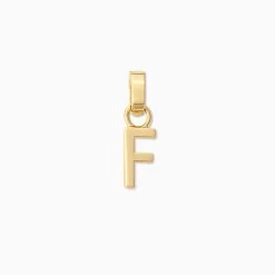 Letter Charm -Uncommon James J13C LETTERCHARM GOLD F 1