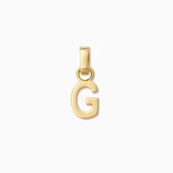 Letter Charm -Uncommon James J13C LETTERCHARM GOLD G 1
