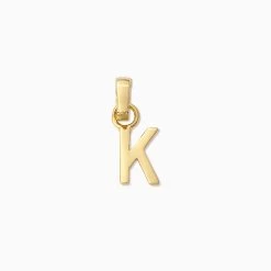 Letter Charm -Uncommon James J13C LETTERCHARM GOLD K 1