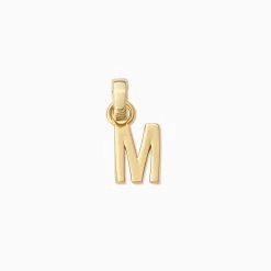 Letter Charm -Uncommon James J13C LETTERCHARM GOLD M 1
