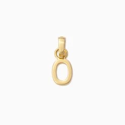 Letter Charm -Uncommon James J13C LETTERCHARM GOLD O 1