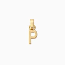 Letter Charm -Uncommon James J13C LETTERCHARM GOLD P 1