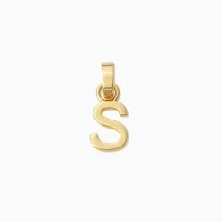 Letter Charm -Uncommon James J13C LETTERCHARM GOLD S 1