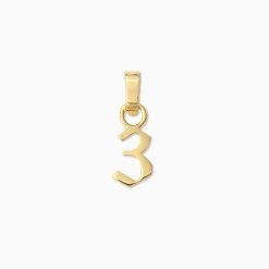 Number Charm -Uncommon James J13C NUMBERCHARM GOLD 3 1