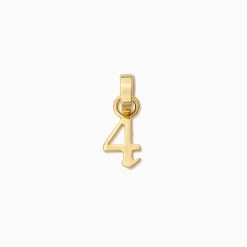 Number Charm -Uncommon James J13C NUMBERCHARM GOLD 4 1