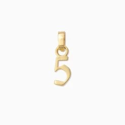 Number Charm -Uncommon James J13C NUMBERCHARM GOLD 5 1
