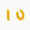 Beaded Hoops -Uncommon James J13E BEADEDHOOPS YELLOW 2