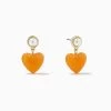 Candy Heart Earrings -Uncommon James J13E CANDYHEARTEAR GOLD 1