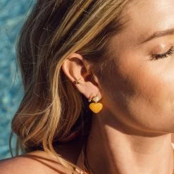 Heart Ear Cuff -Uncommon James J13E HEARTEARCUFF GOLD