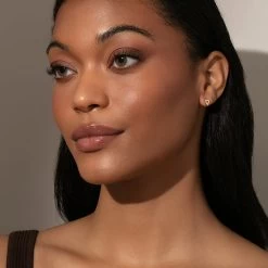 Open Heart Stud Earrings -Uncommon James J13E OPENHRTSTUD GOLD M 2