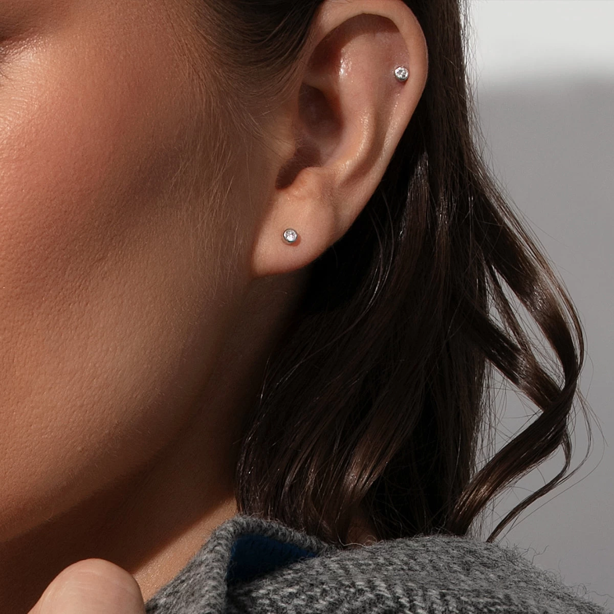 Simple Stud Earrings 4 Simple Stud Earrings - Image 2