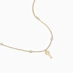 Angel Number Key Necklace -Uncommon James J13N ANGELNUM GOLD 2