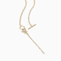 Butterfly Lariat Necklace -Uncommon James J13N BTRFLYLARIAT GOLD 3