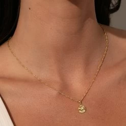 Cowboy Hat Pendant Necklace -Uncommon James J13N COWBOYHATNECK GOLD M2