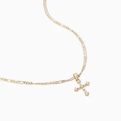 Cross And Chain Necklace -Uncommon James J13N CROSSCHAIN GOLD 2