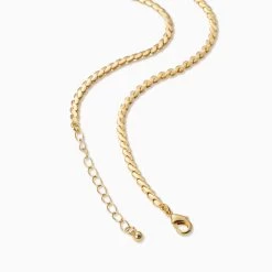 Letter Chain Necklace -Uncommon James J13N LETTERCHAIN GOLD K 2