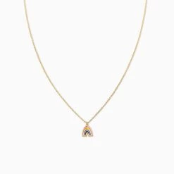 Mini Rainbow Pendant Necklace