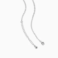 Mini White Heart Necklace -Uncommon James J13N MINIWHTHEART SS 3