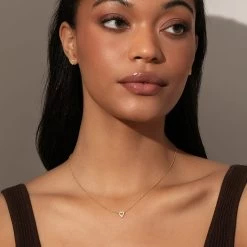 Open Heart Necklace -Uncommon James J13N OPENHEART GOLD M 1